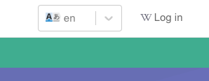 The Log in link on the dashboard